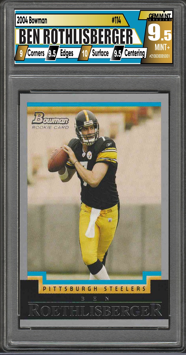 2004 Future Legends Ben Roethlisberger Pittsburgh Steelers Rookie Jersey  Card